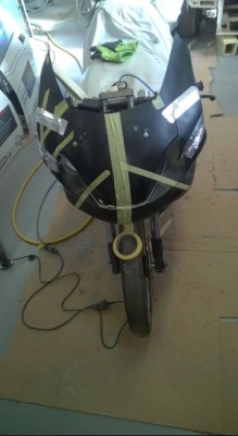 Modification de carenage de moto Dragster