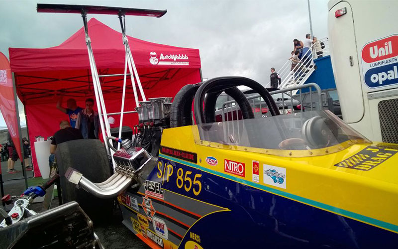 Covering carbone aileron de Dragster