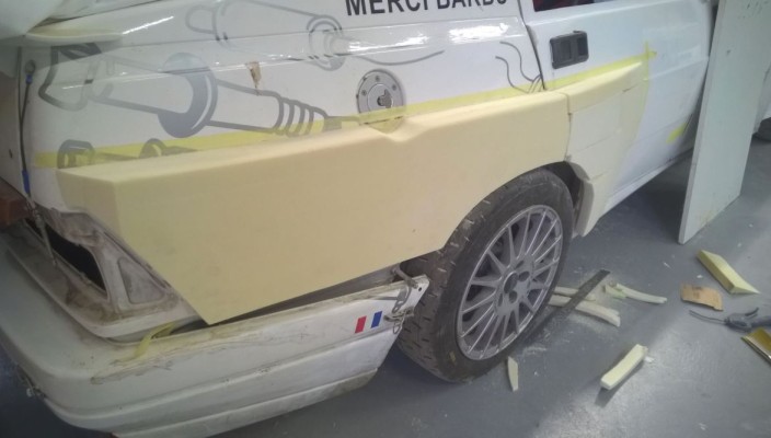 Fabrication kit sur-mesure Alfa 75 rallye