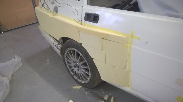 Fabrication kit sur-mesure Alfa 75 rallye