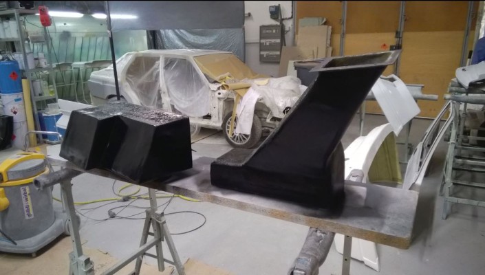 Fabrication kit sur-mesure Alfa 75 rallye