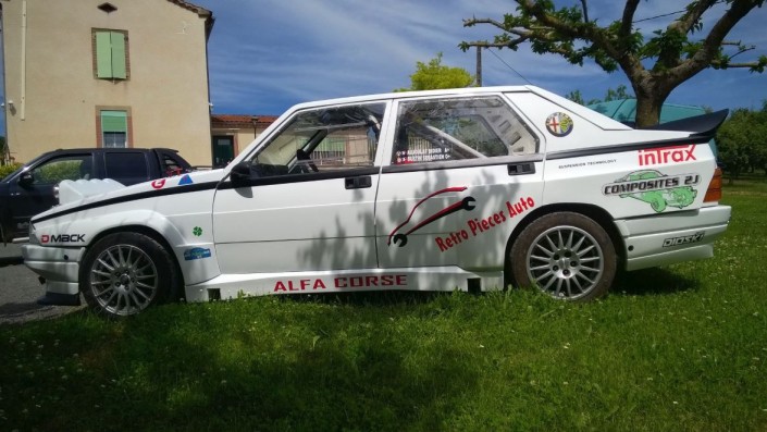Fabrication kit sur-mesure Alfa 75 rallye